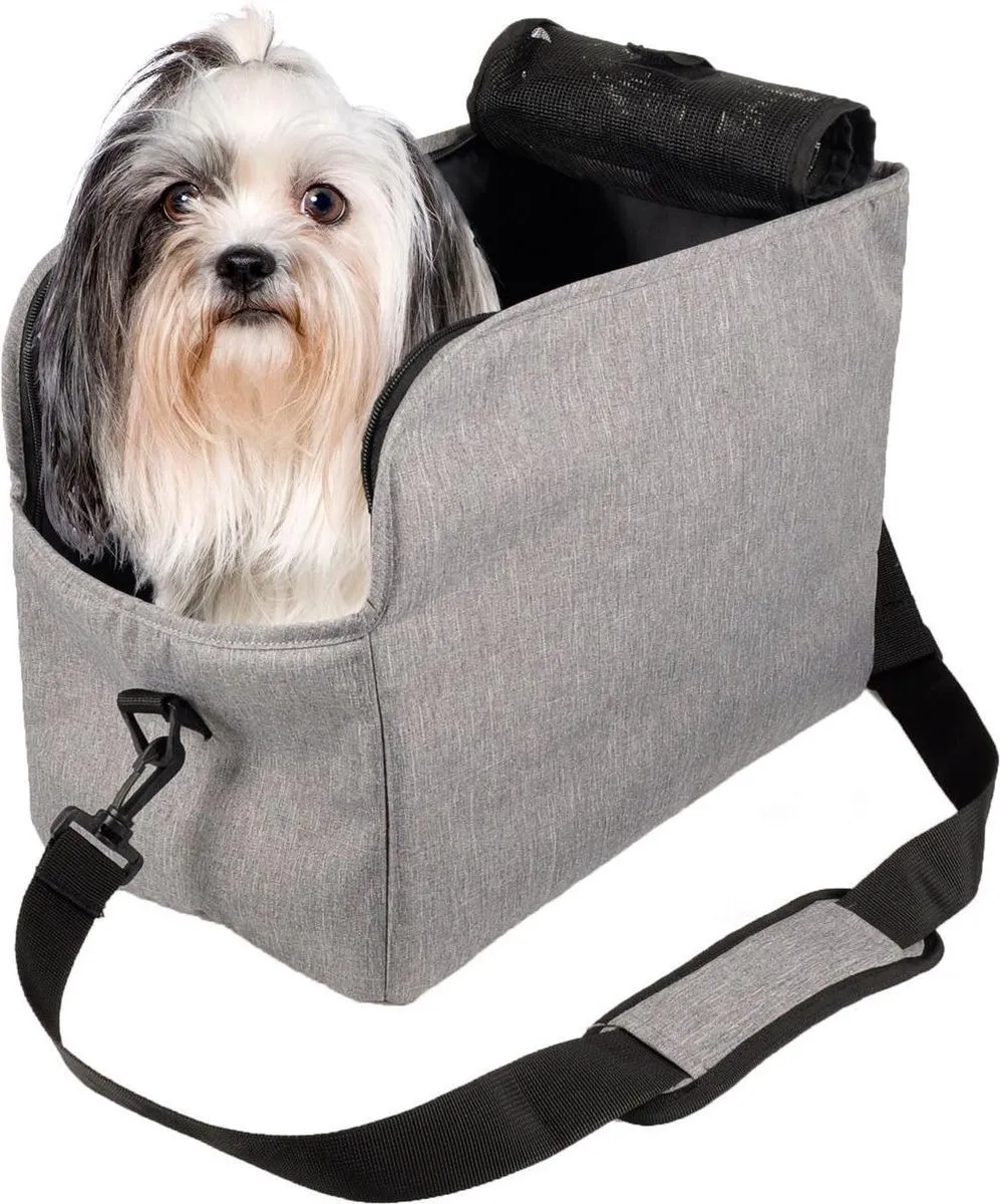 Flamingo Louisa Draagtas Honden - 40x22x29cm - Grijs