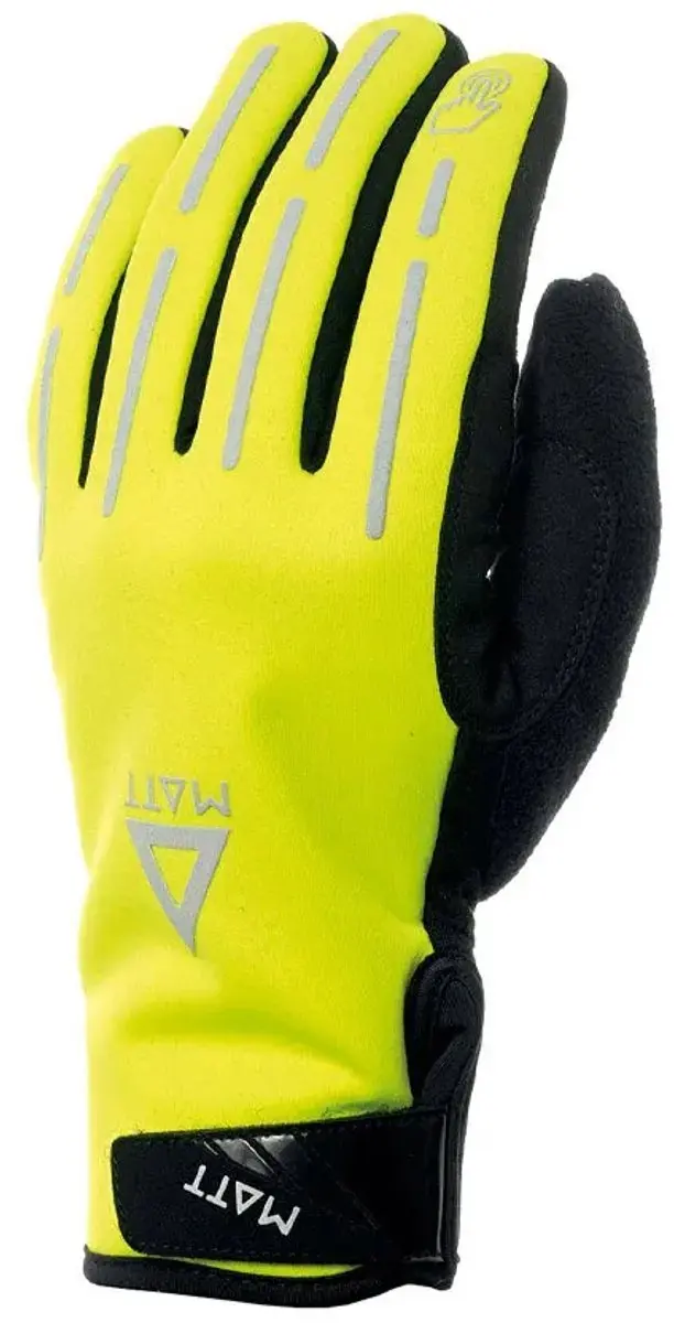 Matt Tootex Skihandschoenen - Fluor Yellow - L - afbeelding 4 van 4