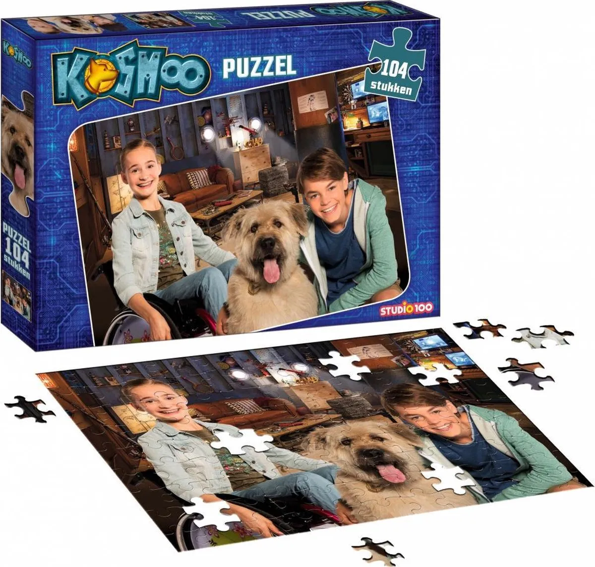 Studio 100 Kosmoo Puzzle 104 Stuks - Multicolor