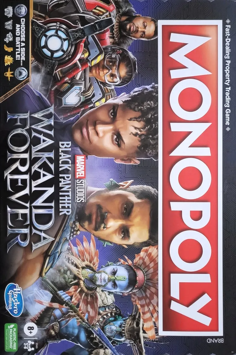 Monopoly Black Panther Wakanda Forever