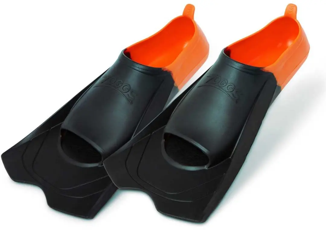 Zoggs Short Blade Eco Zwemvliezen Oranje,Zwart EU 37-38