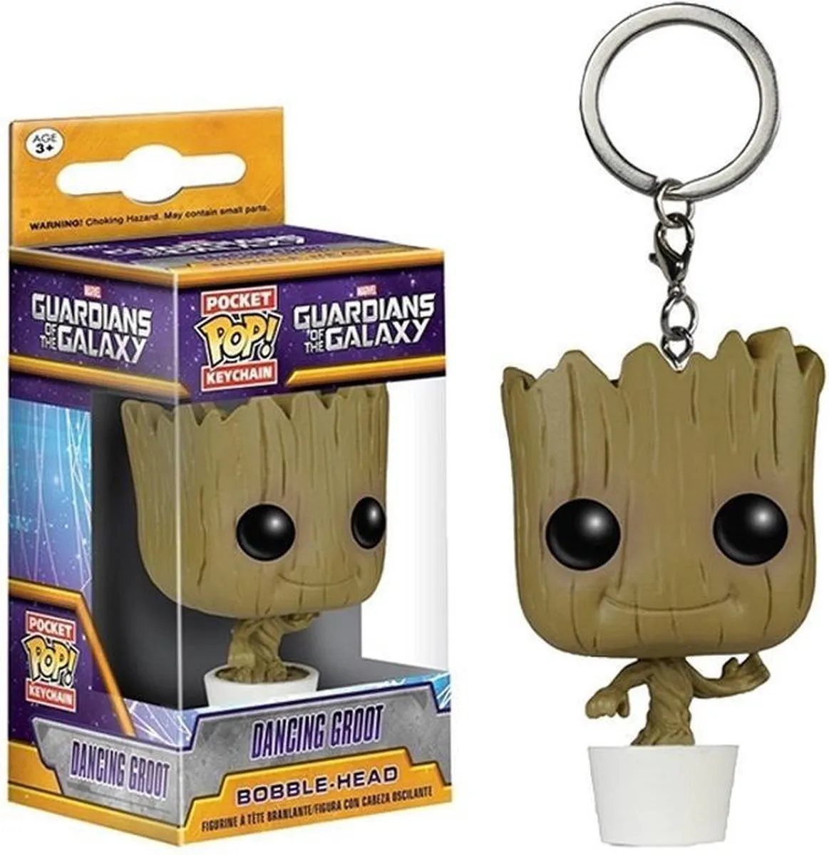 Marvel Funko Pocket POP! Dancing Groot FUN6715 - 3D Sleutelhanger