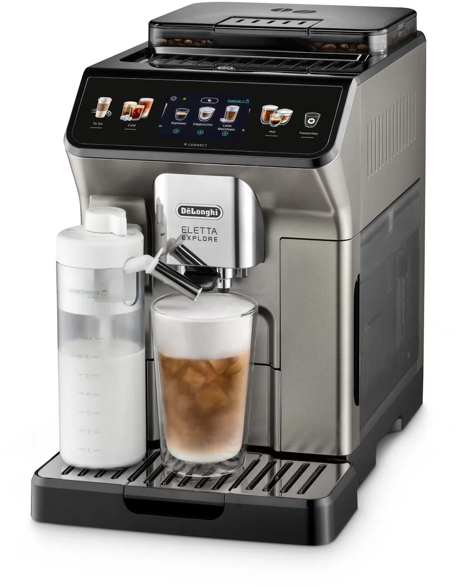 De'Longhi Eletta Explore ECAM450.86.T Espressomachine - 50 Recepten - Titanium