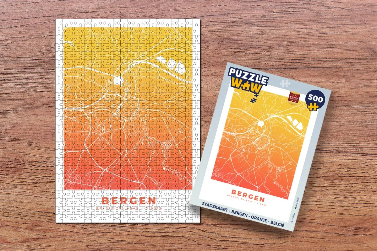 PuzzleWow Bergen Legpuzzel 500 Stuks - Multicolor