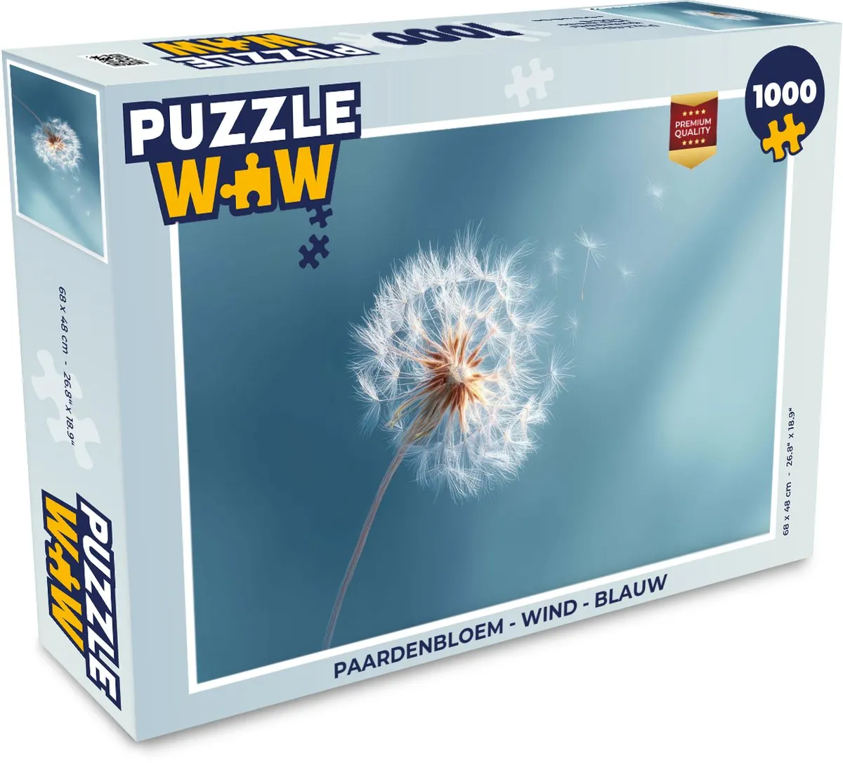 PuzzleWow Paardenbloem Wind 1000 Stuks