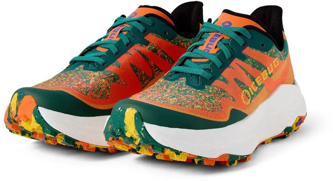 Icebug Järv M RB9X Trailschoenen - 45 - Grapefruit/Green - afbeelding 2 van 6