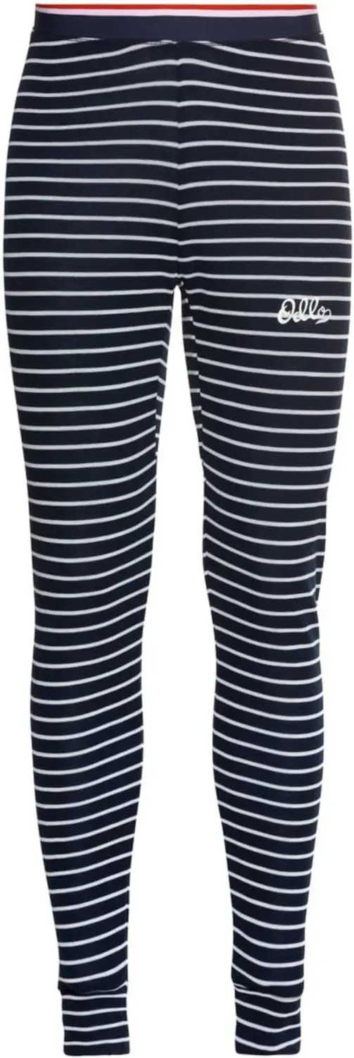 Odlo Active Warm Eco Heren Thermo Broek met Streepjesprint