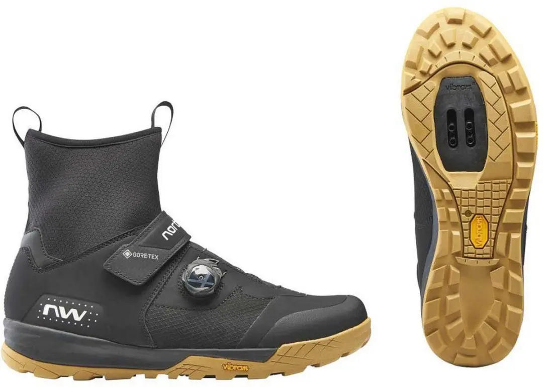 Northwave Kingrock Plus GORE-TEX MTB-schoenen - Zwart/Honingbruin - afbeelding 4 van 6