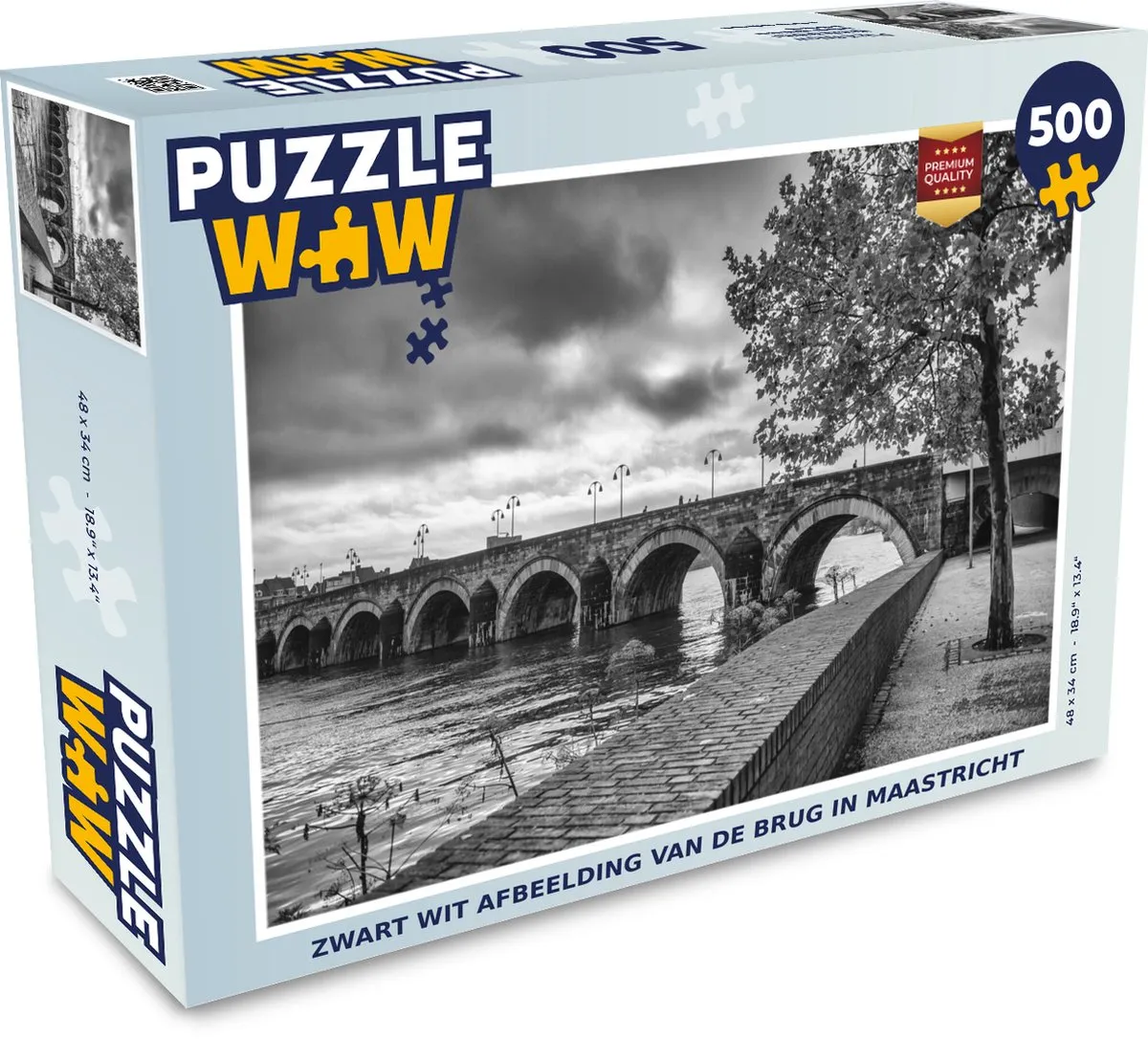 PuzzleWow Maastricht Legpuzzel 500 Stuks