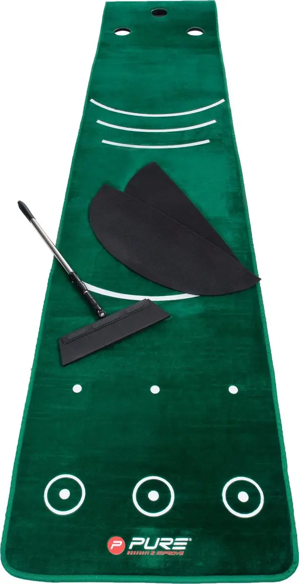 Pure2Improve P2I180010 Golftrainingsmateriaal-Unisex-Maat--Groen