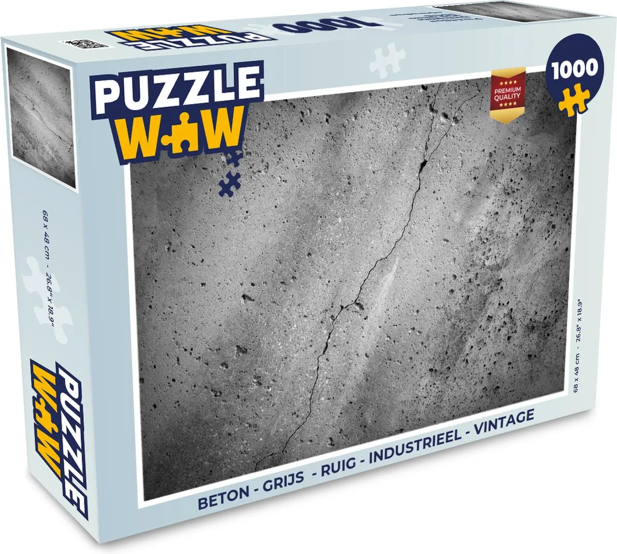 PuzzleWow Industrieel Legpuzzel 1000 Stuks