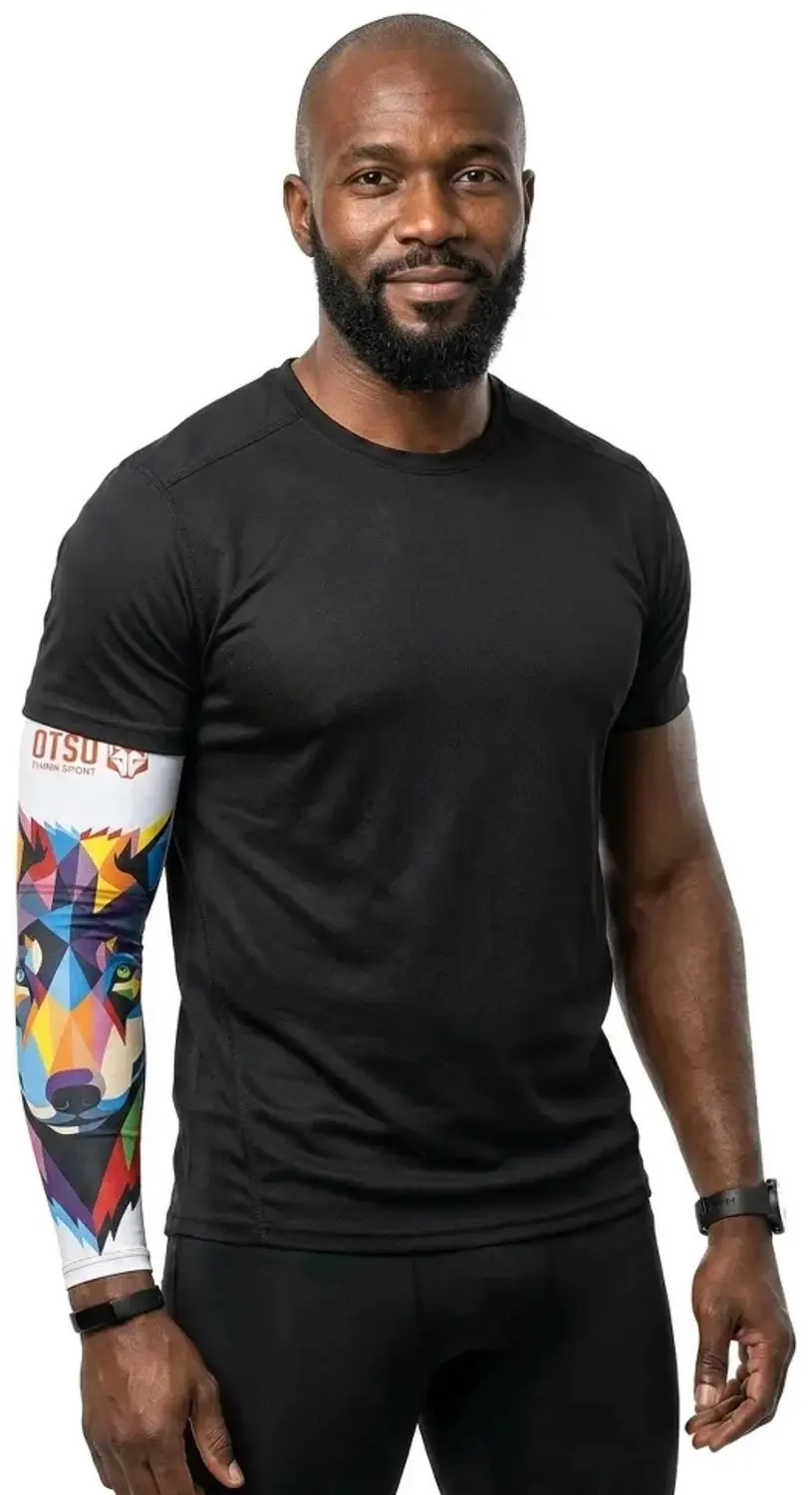 Otso Ultralight Be A Wolf Armwarmers Veelkleurig L-XL Man