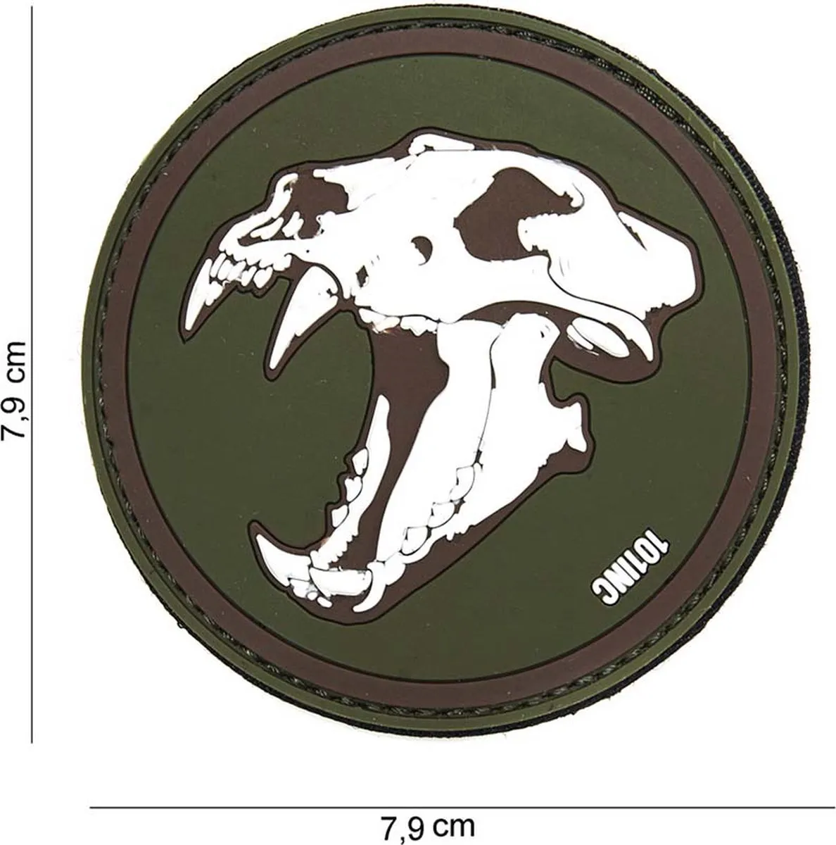 101 Inc Embleem 3D Sabertooth Tiger Groen