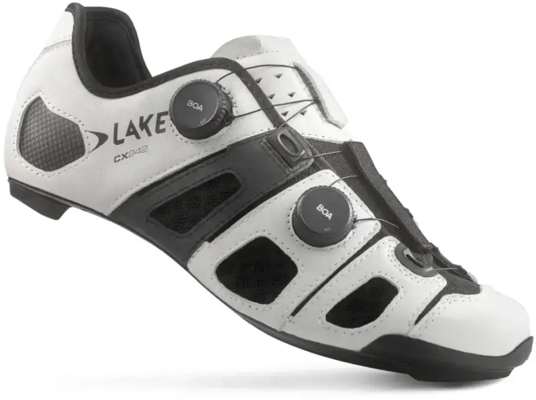 Lake CX242 Racefietsschoenen - Wit/Zwart - afbeelding 2 van 2