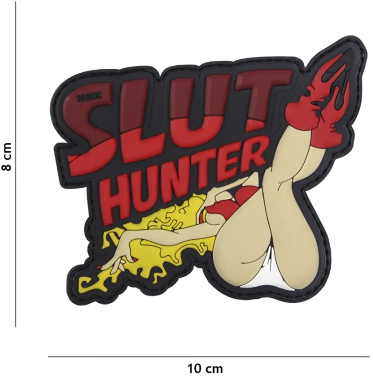 101 Inc Embleem 3D PVC Slut Hunter