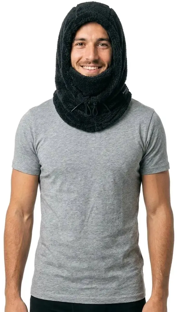 Cairn Plush Bivakmuts voor dames - Zwart - afbeelding 2 van 3