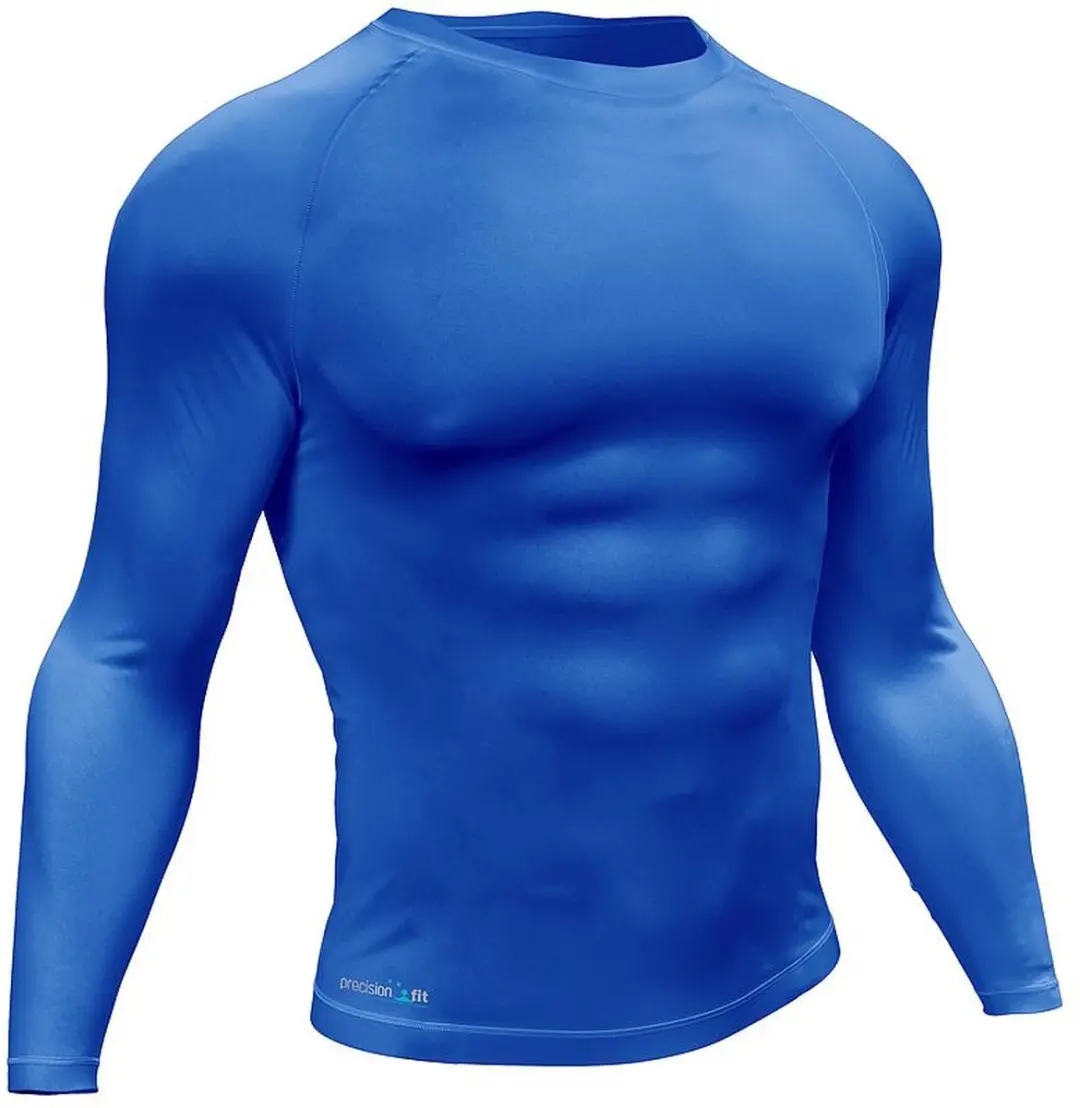 Precision Essential Baselayer Thermoshirt - Blauw - afbeelding 2 van 2