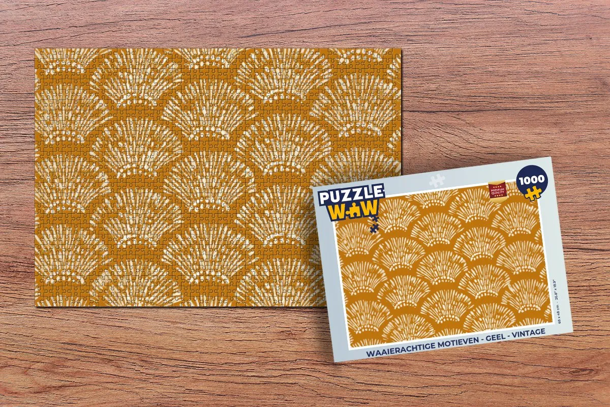 PuzzleWow Vintage Motieven Legpuzzel 1000 Stuks - Multicolor