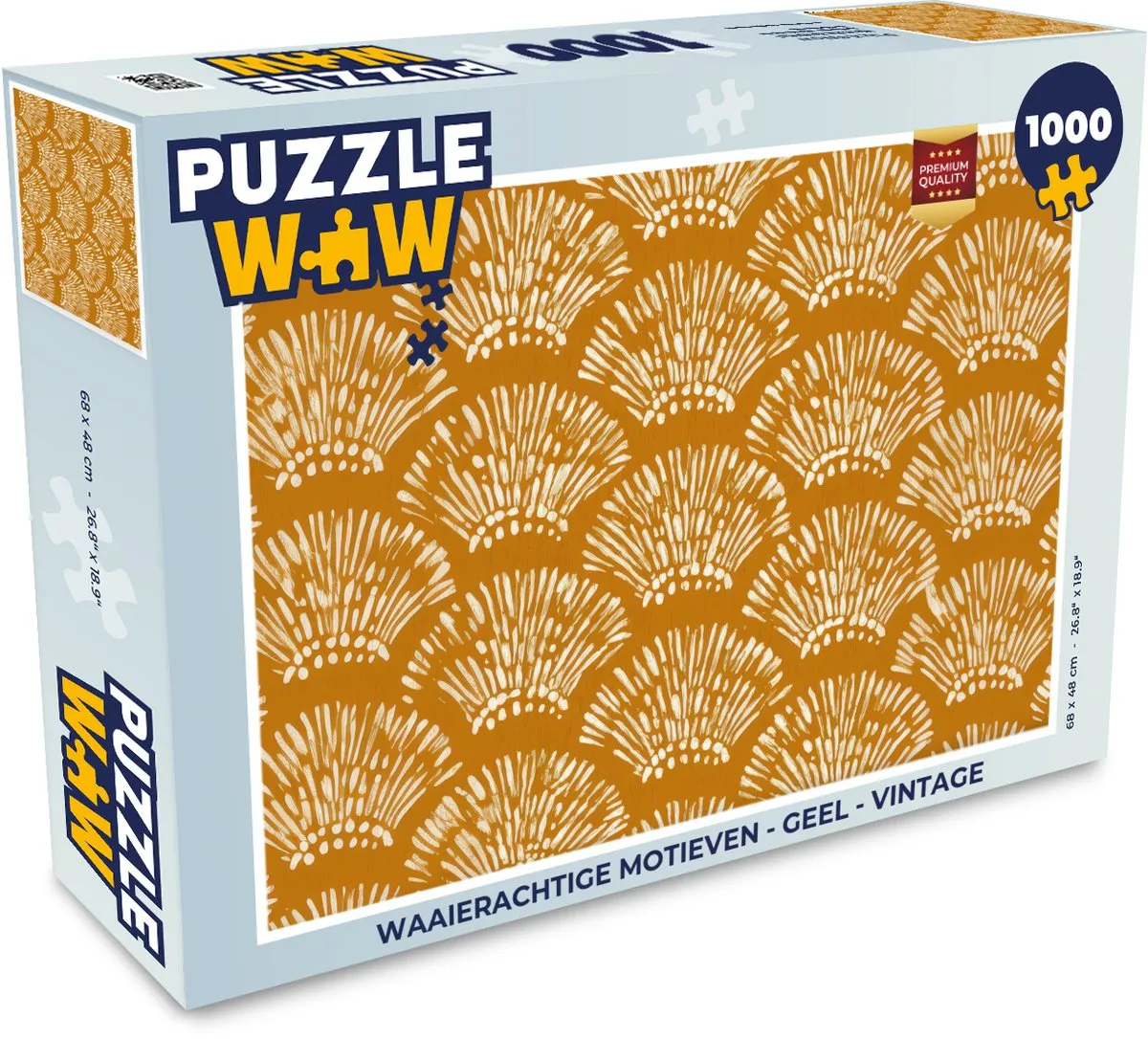 PuzzleWow Vintage Motieven Legpuzzel 1000 Stuks