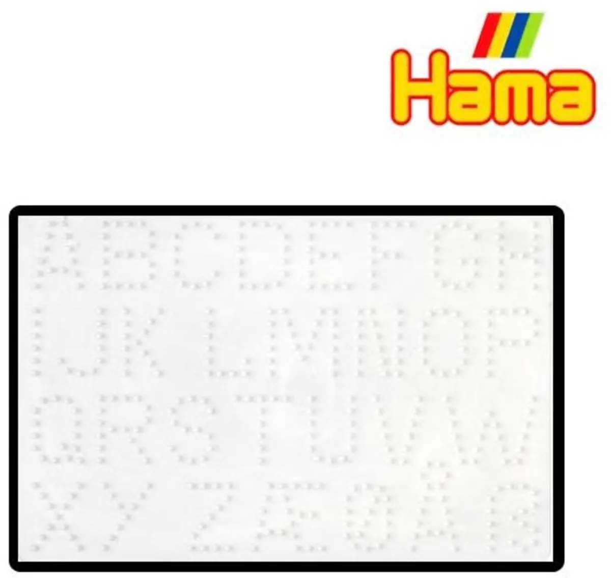 Hama Strijkkralen Grondplaat Letters Wit - afbeelding 6 van 6