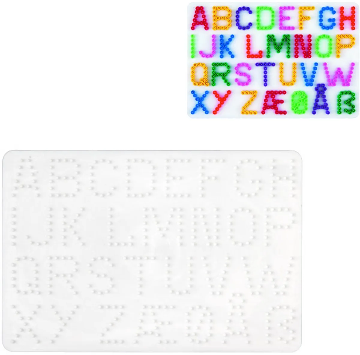 Hama Strijkkralen Grondplaat Letters Wit