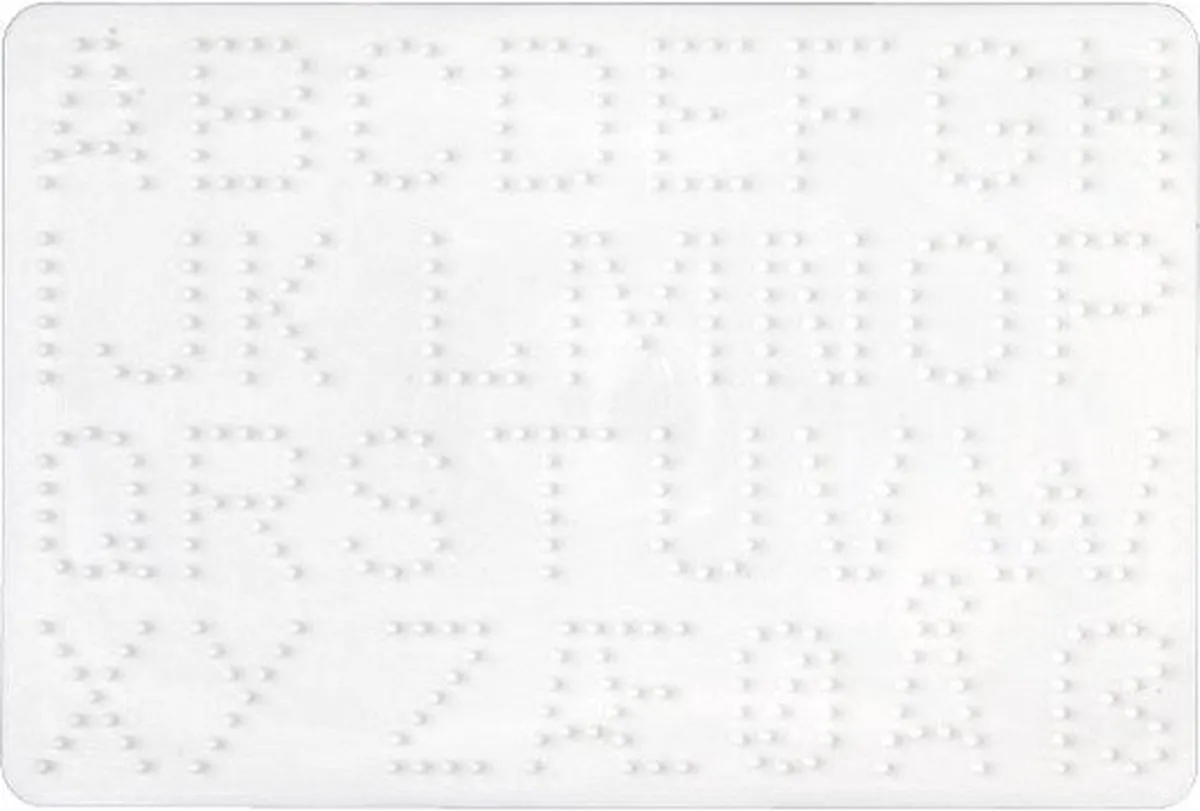 Hama Strijkkralen Grondplaat Letters Wit - afbeelding 4 van 6