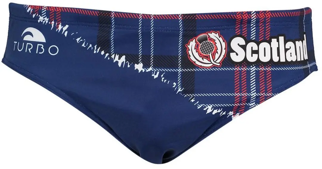 Turbo Broken Scotland Zwemslip Blauw 5XL Man