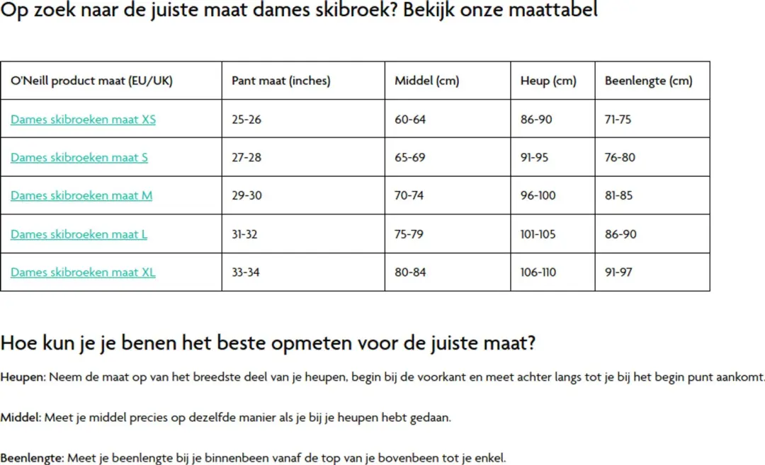 O'Neill Star Slim Skibroek Dames - Zwart, M - afbeelding 4 van 6
