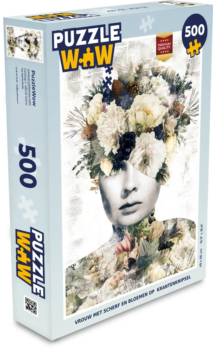 PuzzleWow Bloem Legpuzzel 500 Stuks