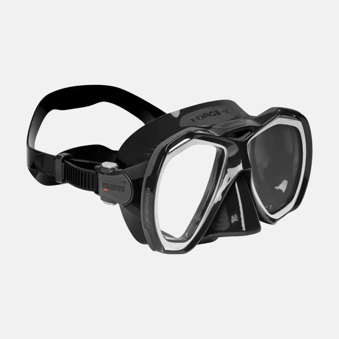 Mares Force-X Duikbril - Zwart/Donkergrijs - afbeelding 2 van 6