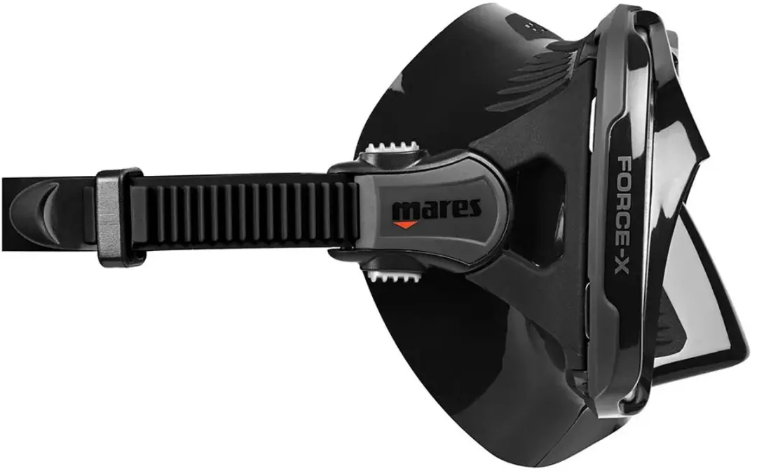 Mares Force-X Duikbril - Zwart/Donkergrijs - afbeelding 4 van 6