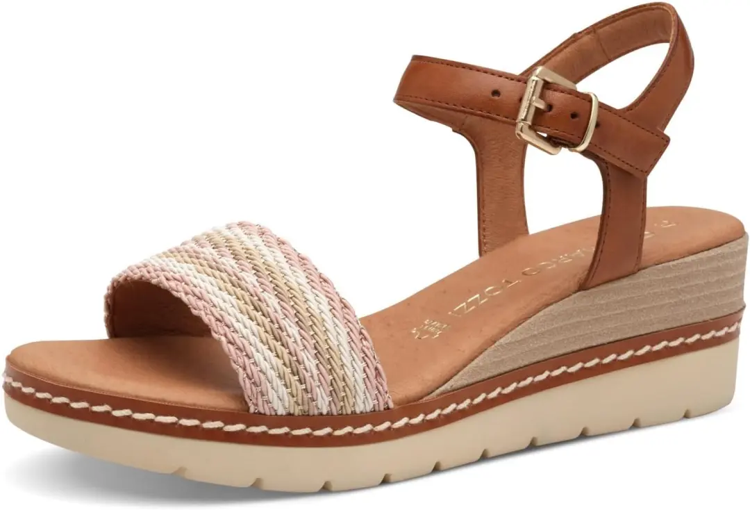 Marco Tozzi Dames Sandalen 2-28720-44 Nude Comb