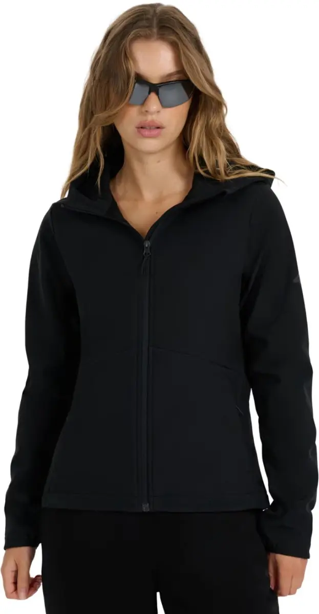 4F Jas Dames softshell Zwart