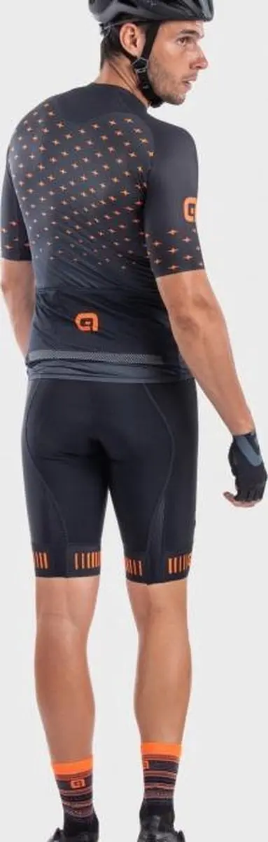 Alé PRR Stars Fietsshirt Korte Mouwen - Grijs/Oranje - S - afbeelding 6 van 6