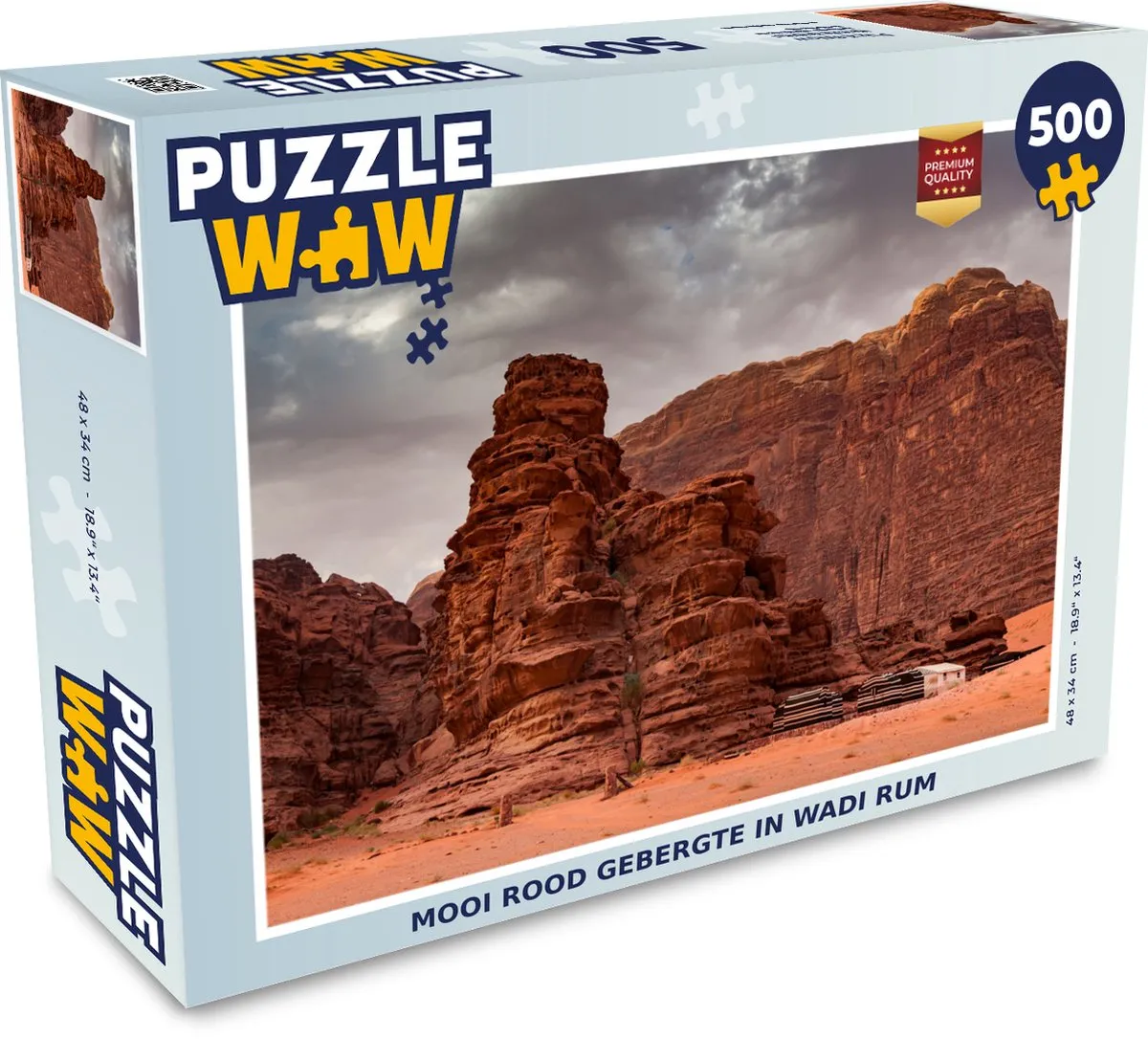 PuzzleWow Wadi Rum Gebergte Legpuzzel 500 Stuks
