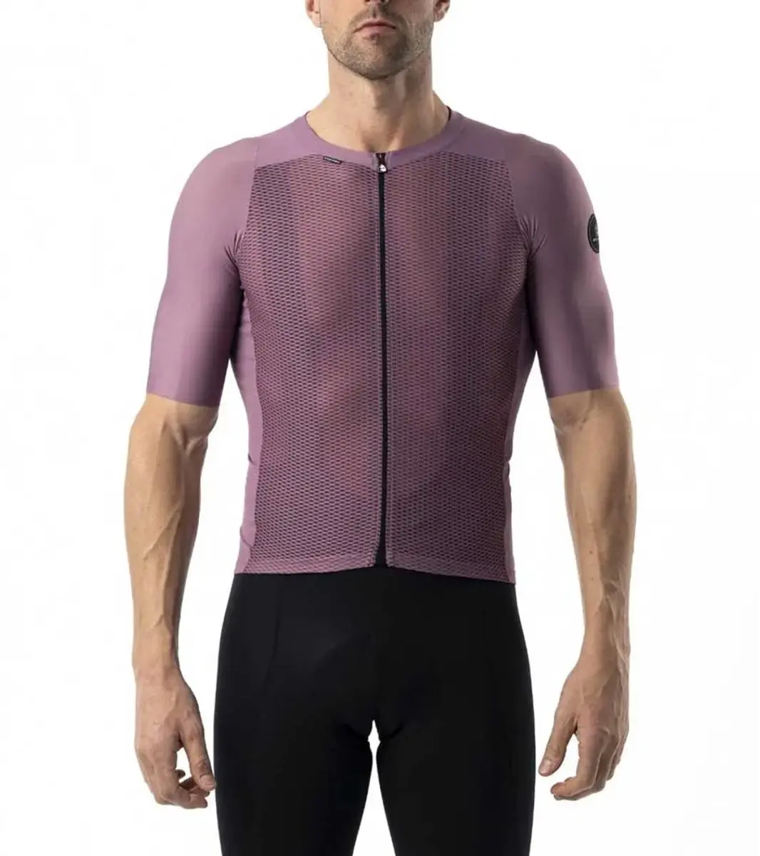 Etxeondo Gara Korte Mouw Wielertrui Paars XL Man
