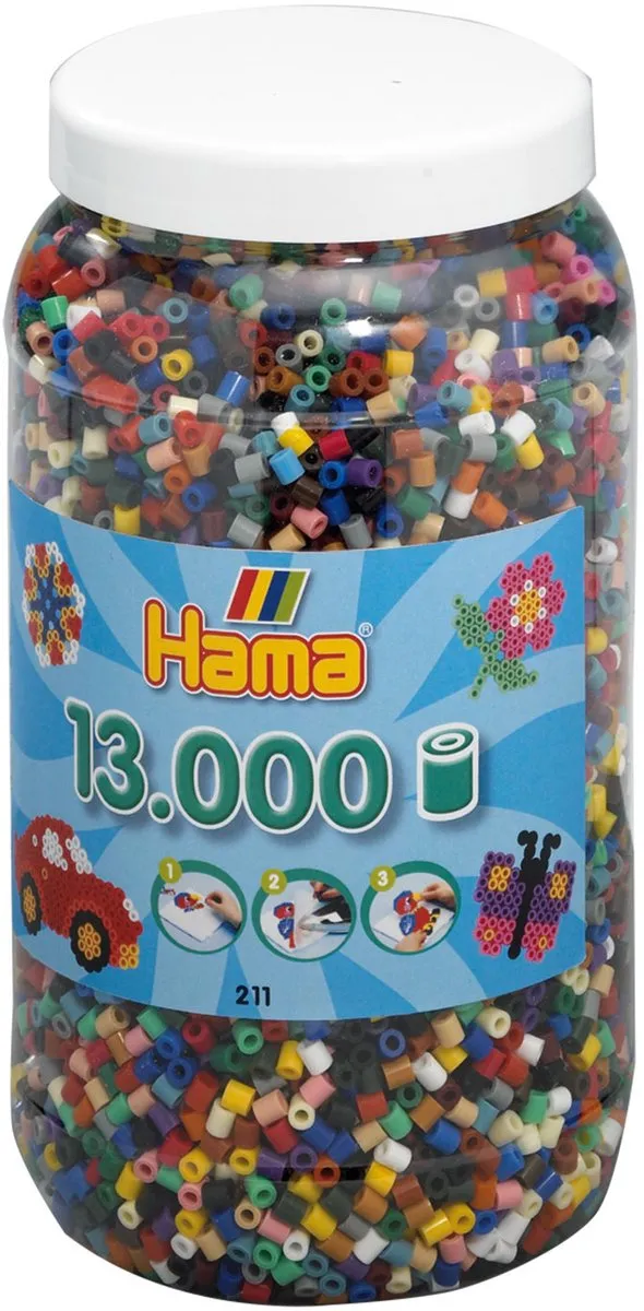 Hama Strijkkralen Mix 13.000 Stuks