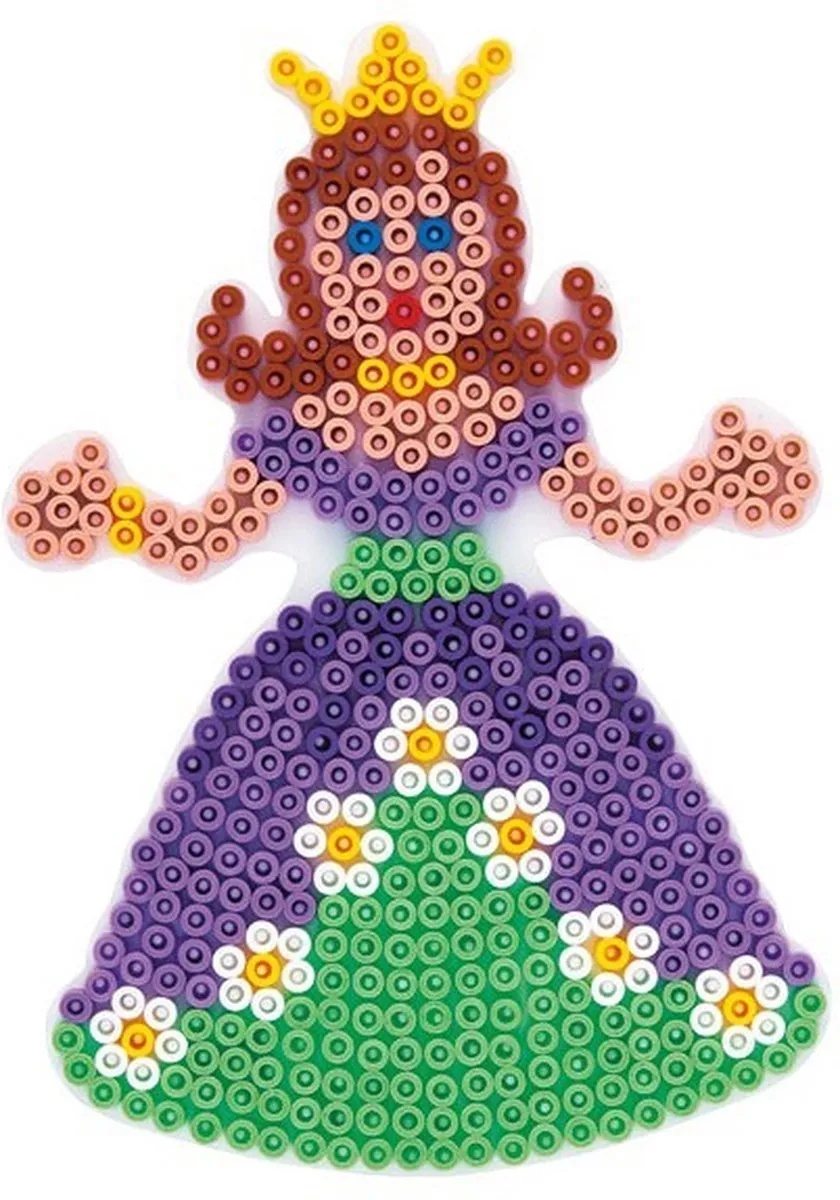 Hama Strijkkralen Grondplaat Prinses - Blauw