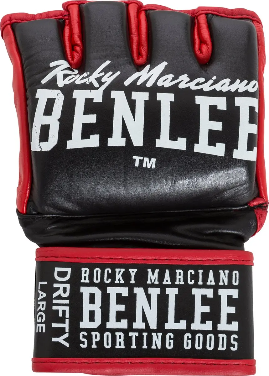 BenLee Drifty MMA-trainingshandschoenen van leer - Zwart - XL - afbeelding 3 van 3