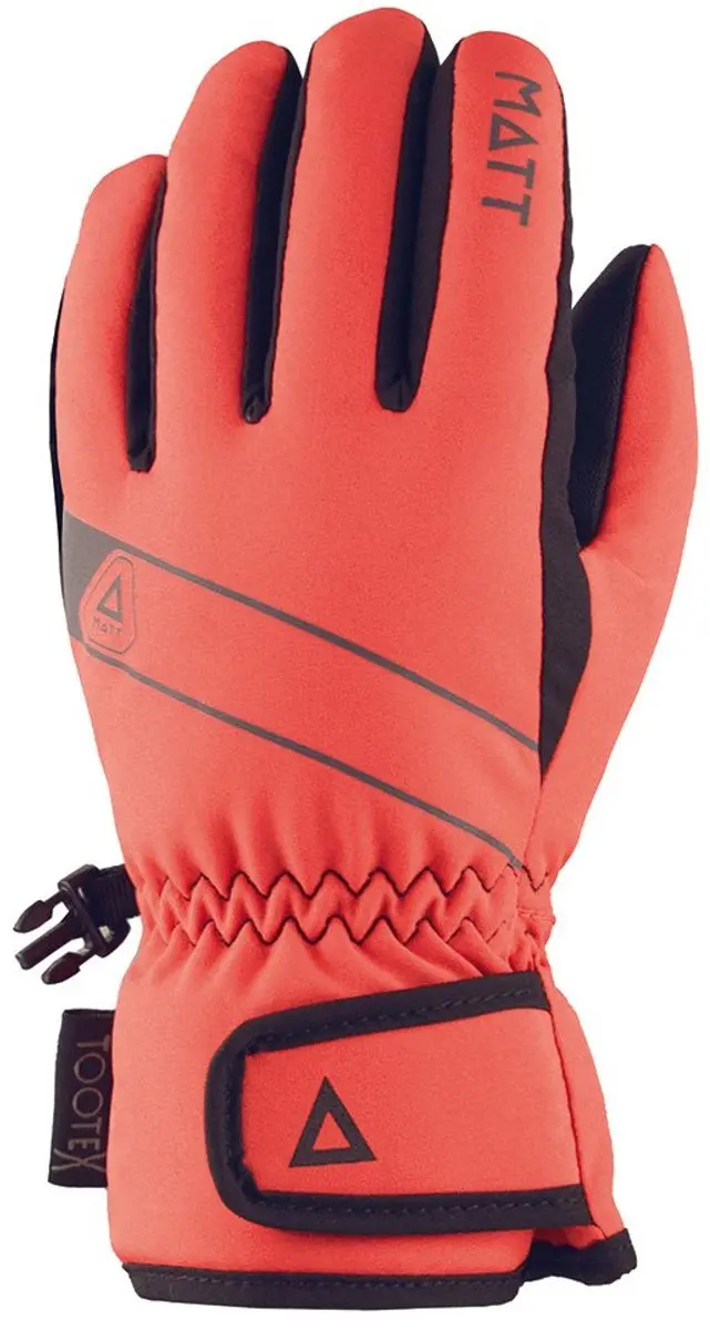 Matt Pri Handschoenen Rood,Oranje 6 Years Kinderen