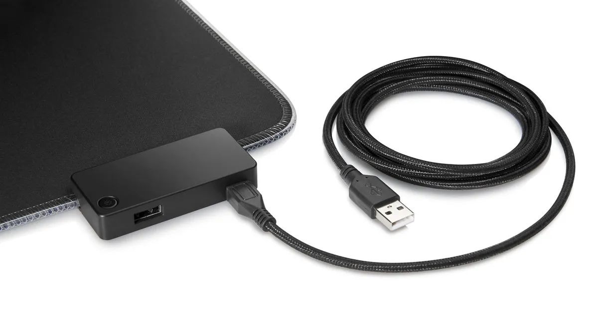 HP Pavilion Gaming 400 Gaming Muismat - Zwart RGB - afbeelding 6 van 6