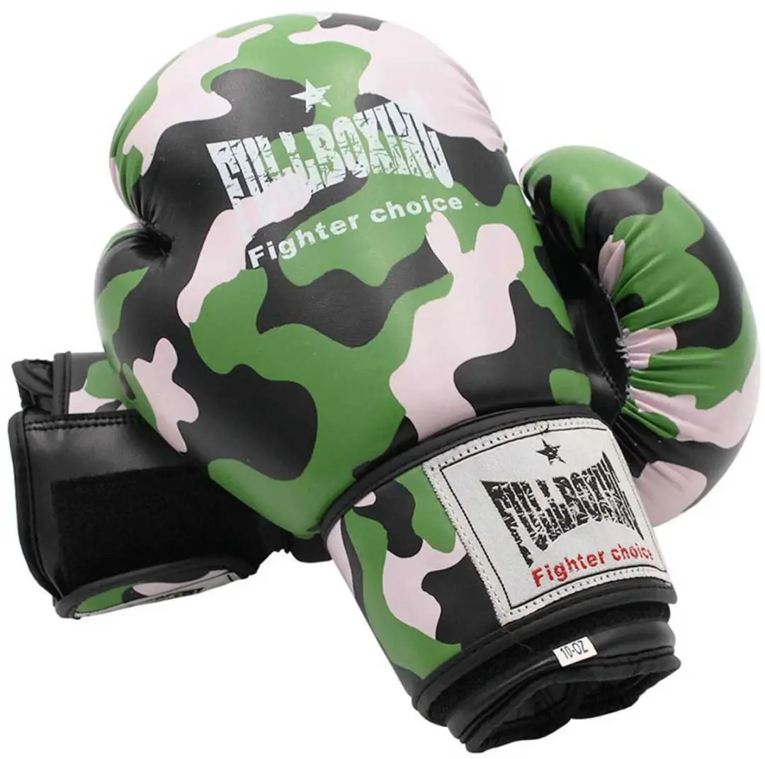 Softee Camo Gevechtshandschoenen Groen 12 oz