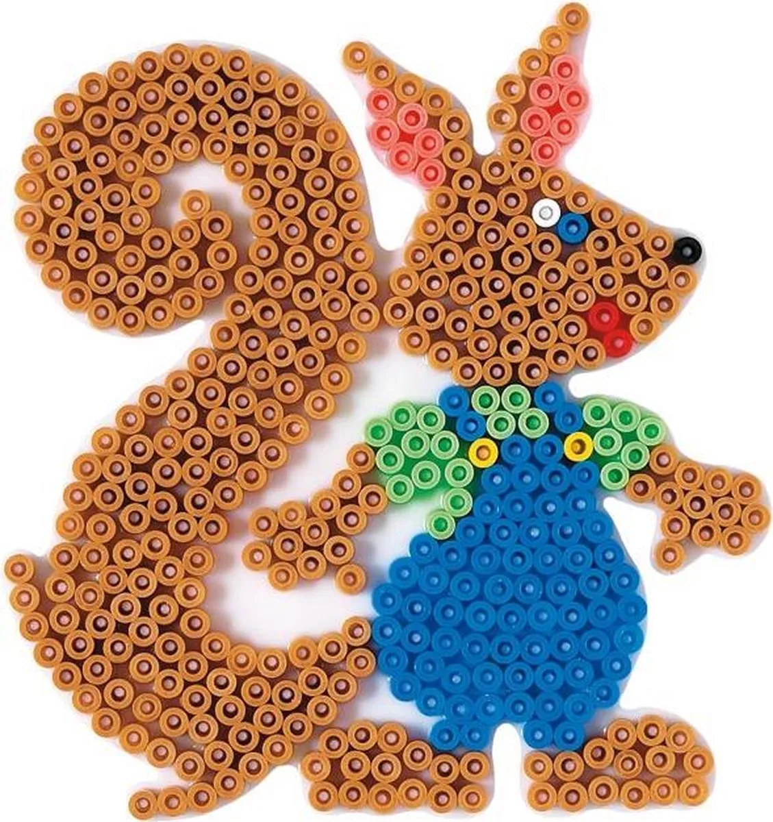Hama Strijkkralen Plaat Eekhoorn - Blauw