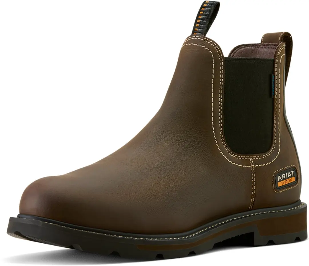 Leren werklaarzen Ariat Groundbreaker Chelsea Soft Toe Work Boot