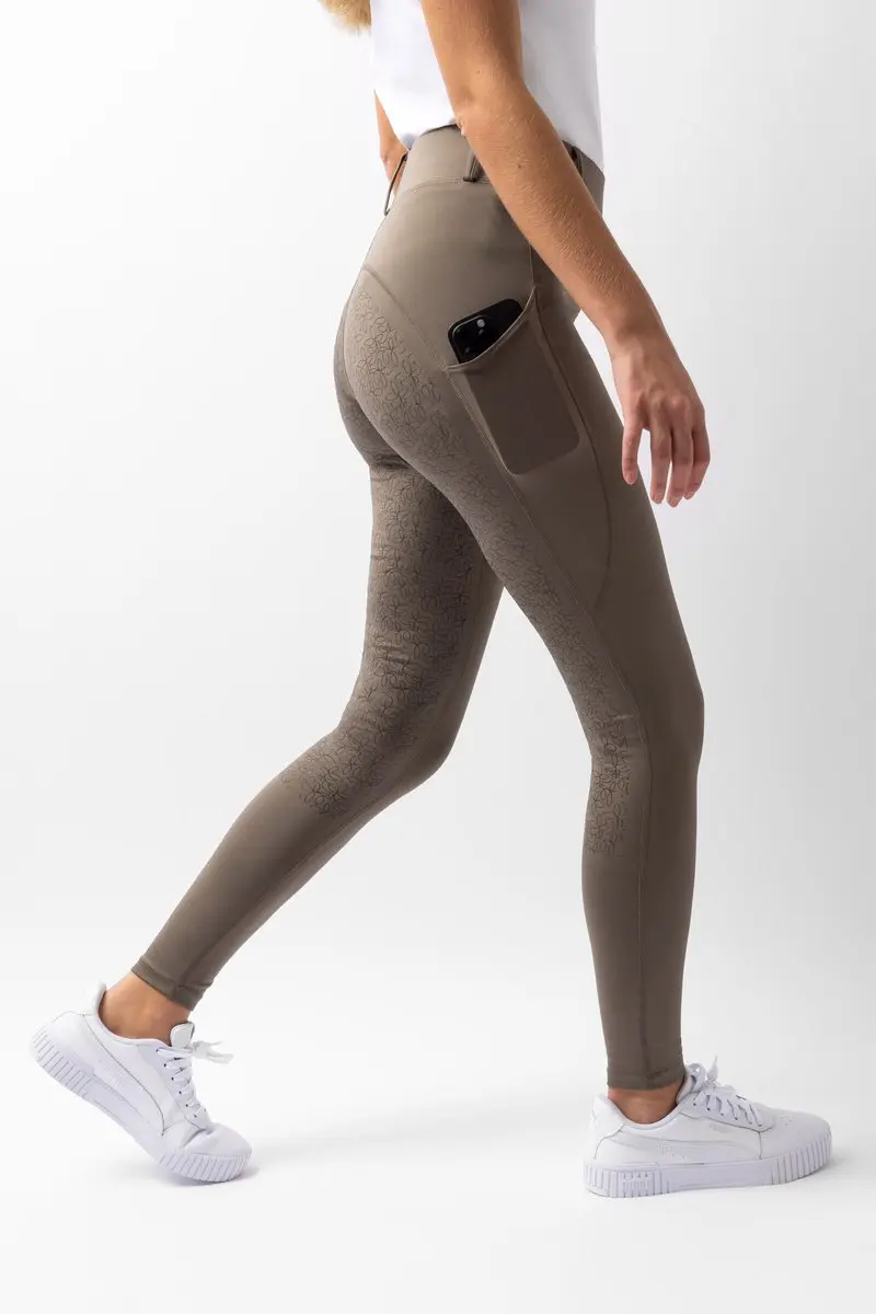 Horze Dea Fullgrip Rijlegging - Morel Brown - 38 - afbeelding 3 van 6