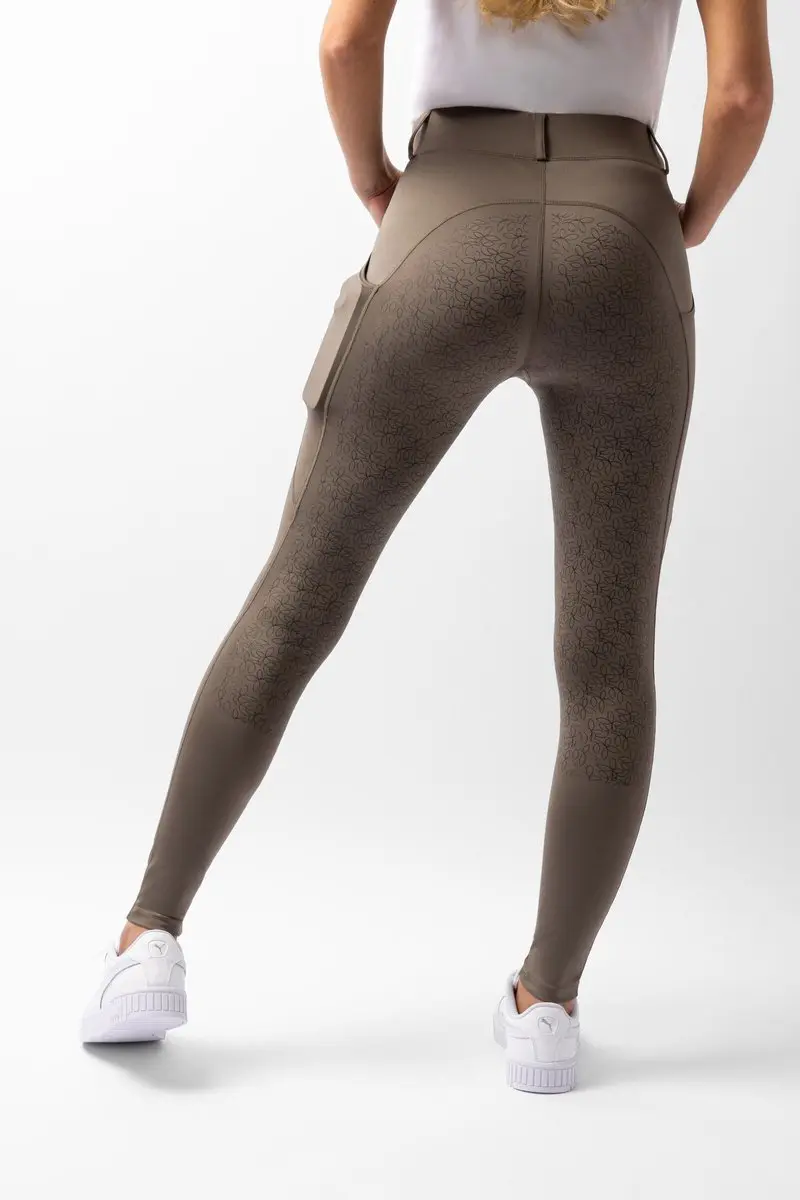 Horze Dea Fullgrip Rijlegging - Morel Brown - 38 - afbeelding 2 van 6