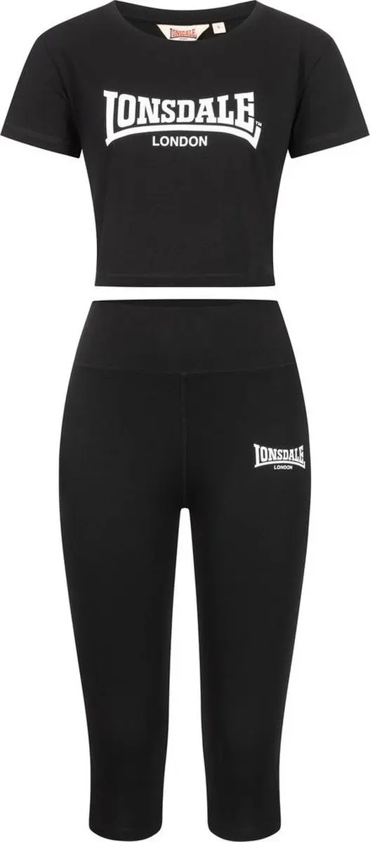 Lonsdale Ixworth T-shirt- en legging-set voor dames