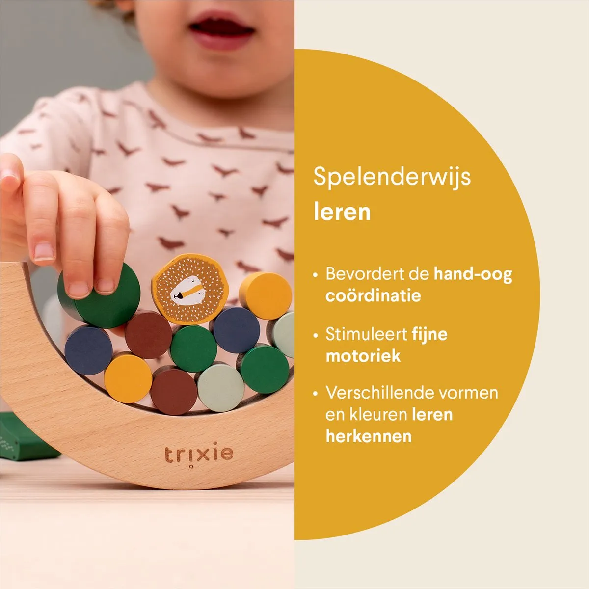 Trixie Balanceerspel 36-186 - Houten Gezelschapsspel - 1-2 Spelers