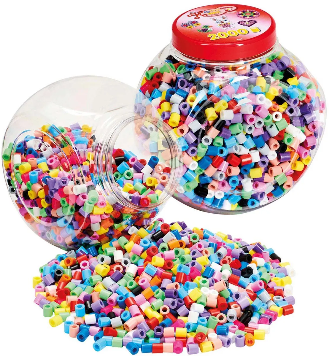 Hama Maxi 2.000 Stuks Pastelmix Emmers - 8588 - afbeelding 3 van 3