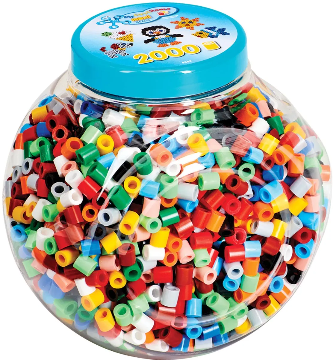 Hama Maxi 2.000 Stuks Pastelmix Emmers - 8588 - afbeelding 2 van 3